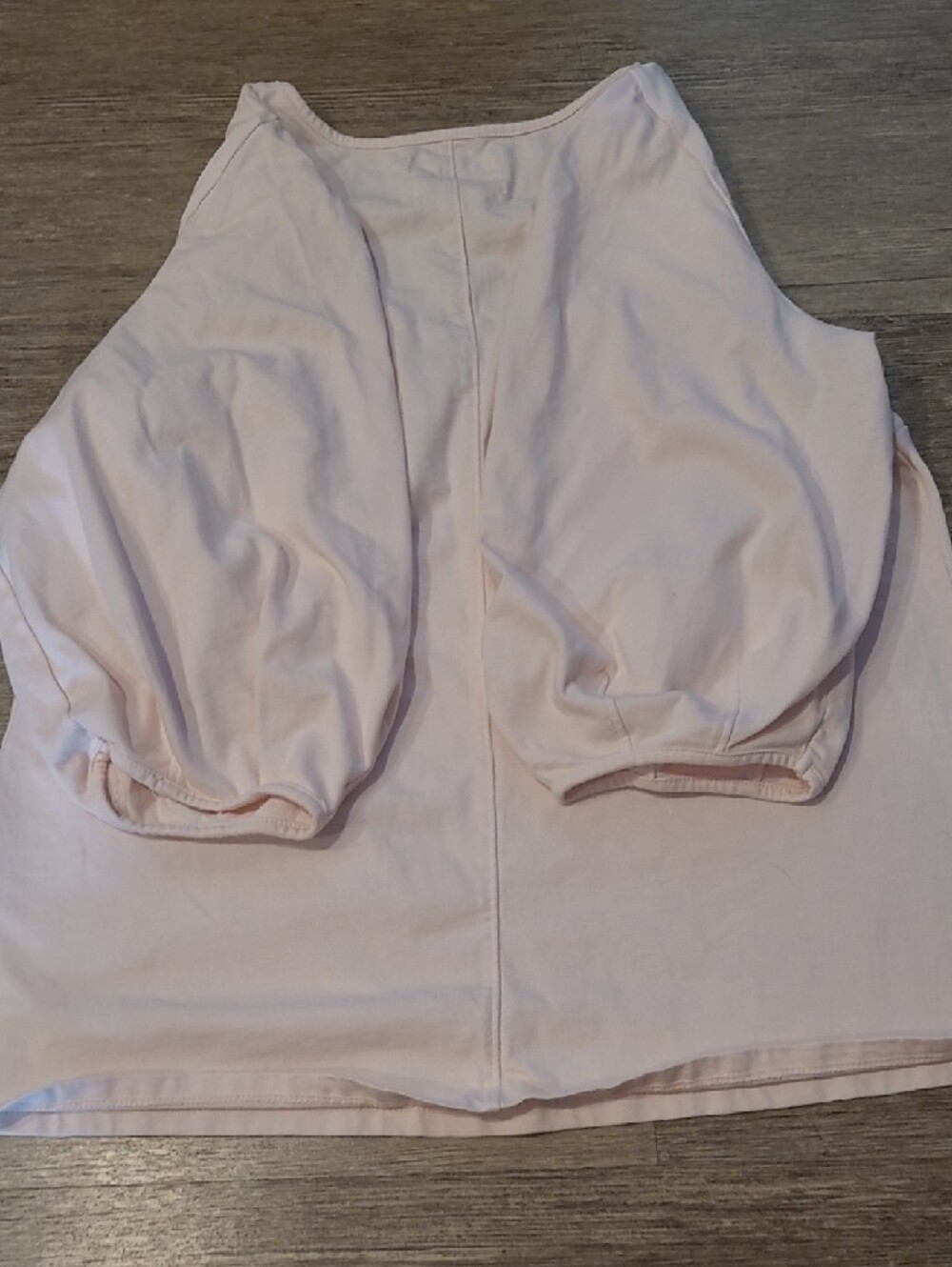 Velvet by Graham & Spencer Pale Pink Balloon Sleeve Top Anthropologie - Picture 6 of 7